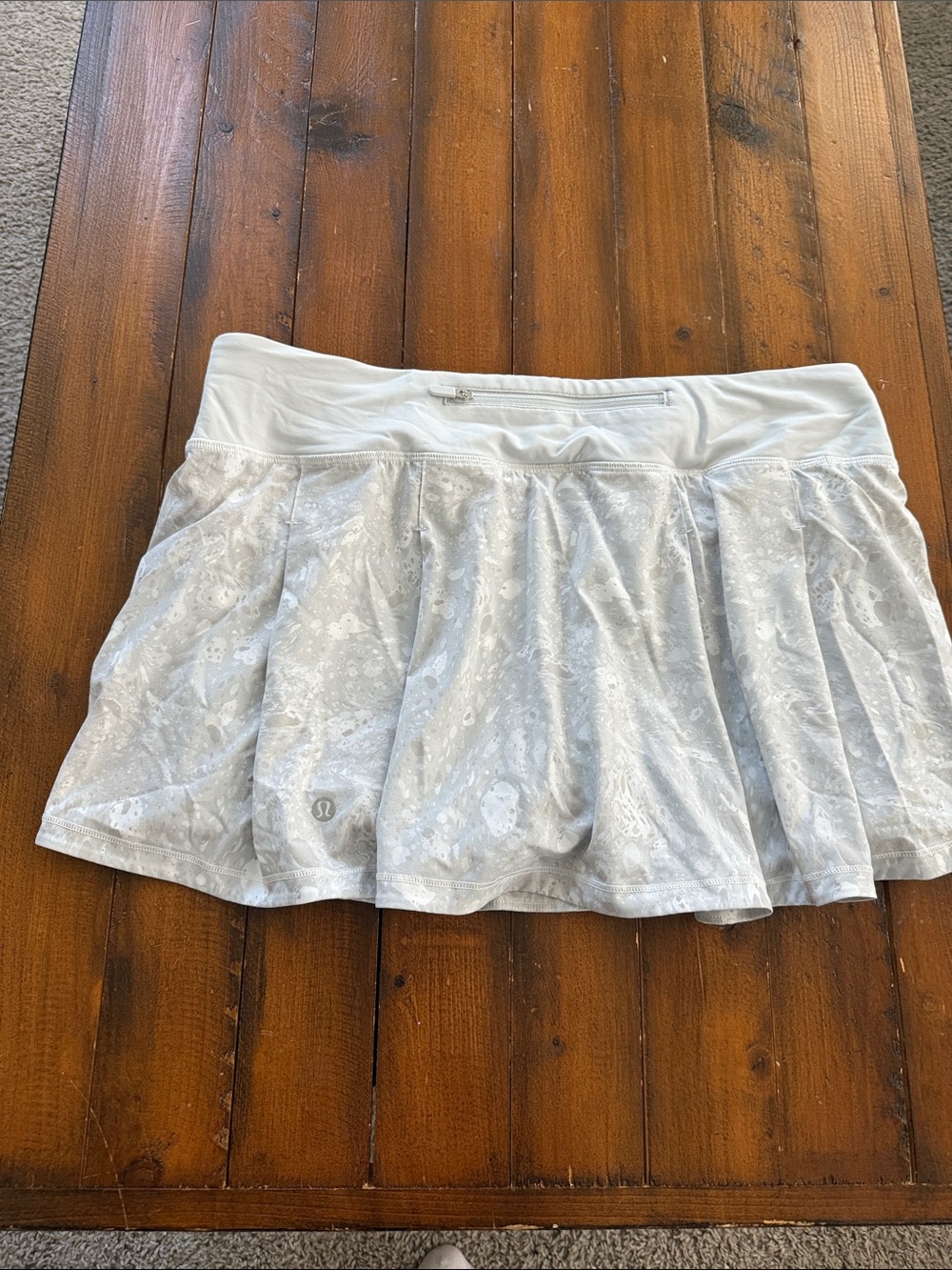 lululemon athletica White Printed Skater Skirt